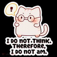 Ellie Furrington I Do Not Think Therefore I Do Not Am. Coffee Mug thumb 5