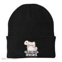 Ellie Furrington I Do Not Think Therefore I Do Not Am. Beanie thumb 0