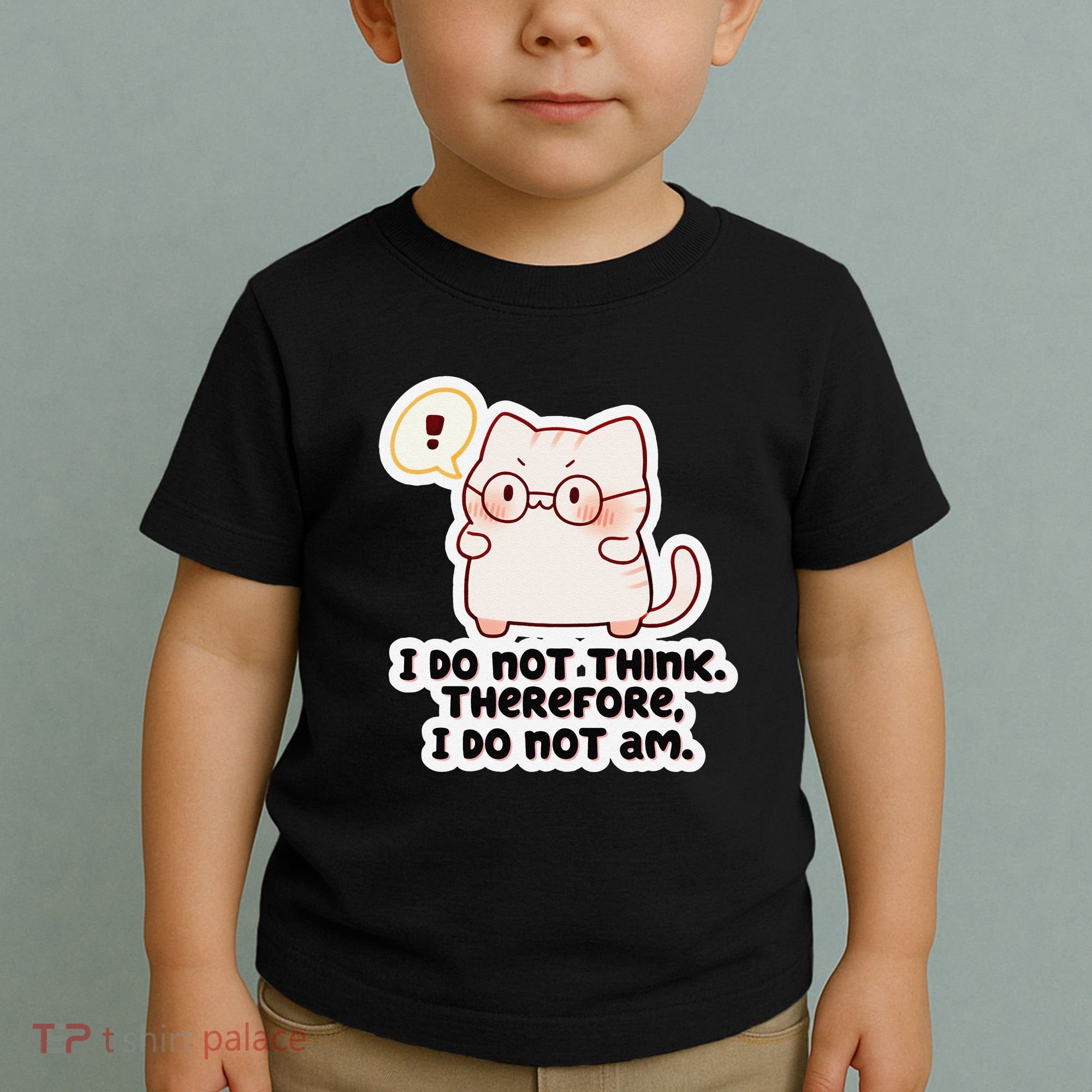 Ellie Furrington I Do Not Think Therefore I Do Not Am. Toddler T-Shirt