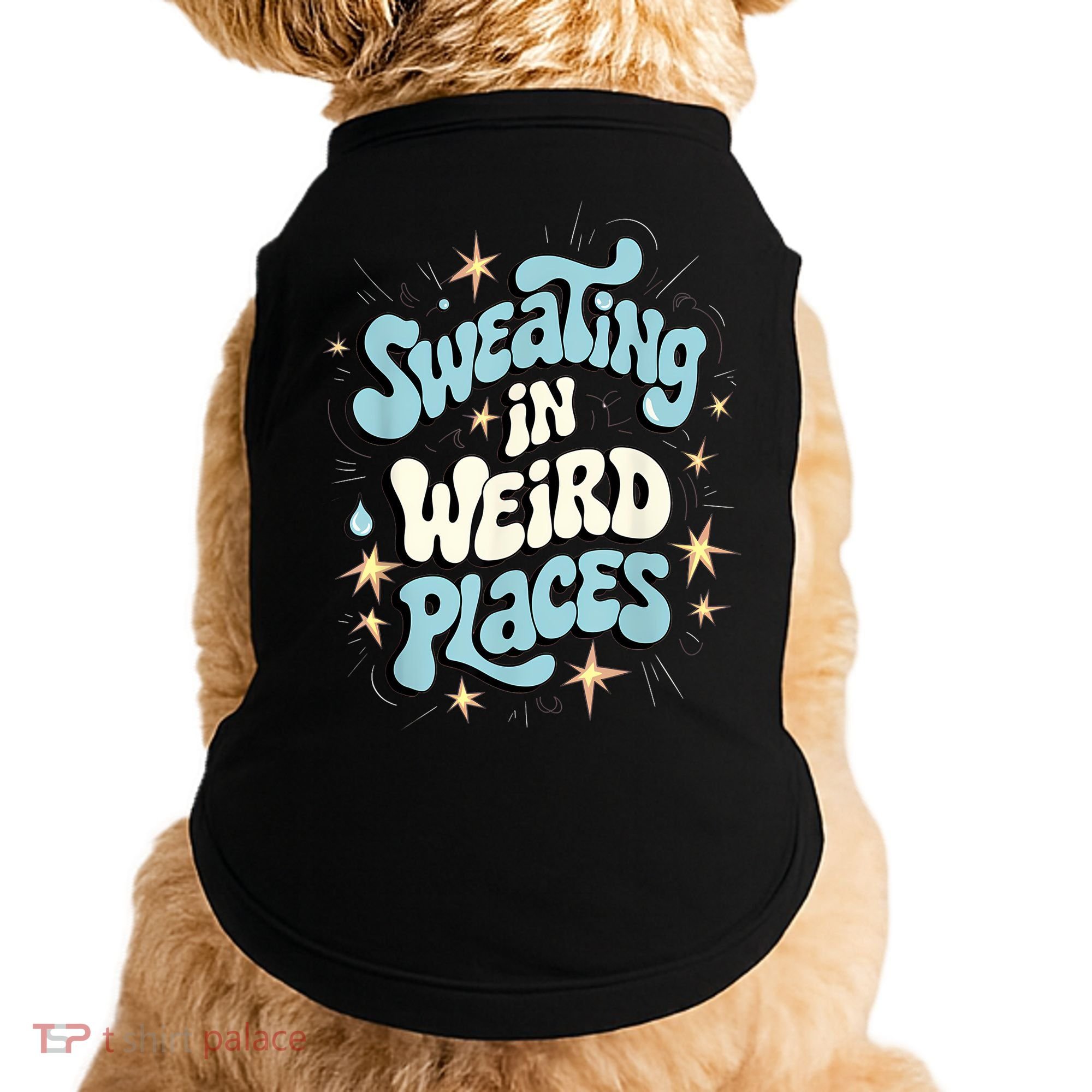 Embarrassing Funny Inappropriate Sweating Adult Humor Doggie Tank