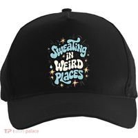 Embarrassing Funny Inappropriate Sweating Adult Humor Five-Panel Snapback Cap thumb 0