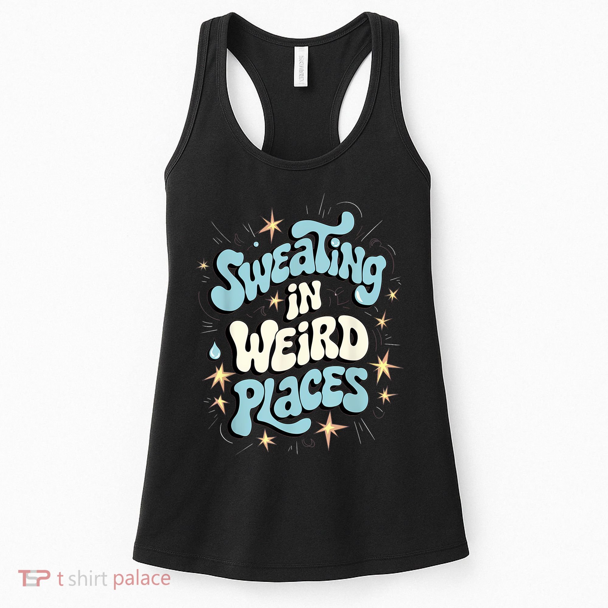 Embarrassing Funny Inappropriate Sweating Adult Humor Women's Tank Top