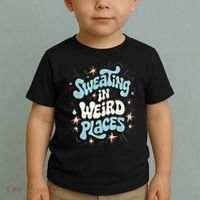 Embarrassing Funny Inappropriate Sweating Adult Humor Toddler T-Shirt thumb 2