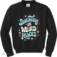 Embarrassing Funny Inappropriate Sweating Adult Humor Kids Sweatshirt thumb 0