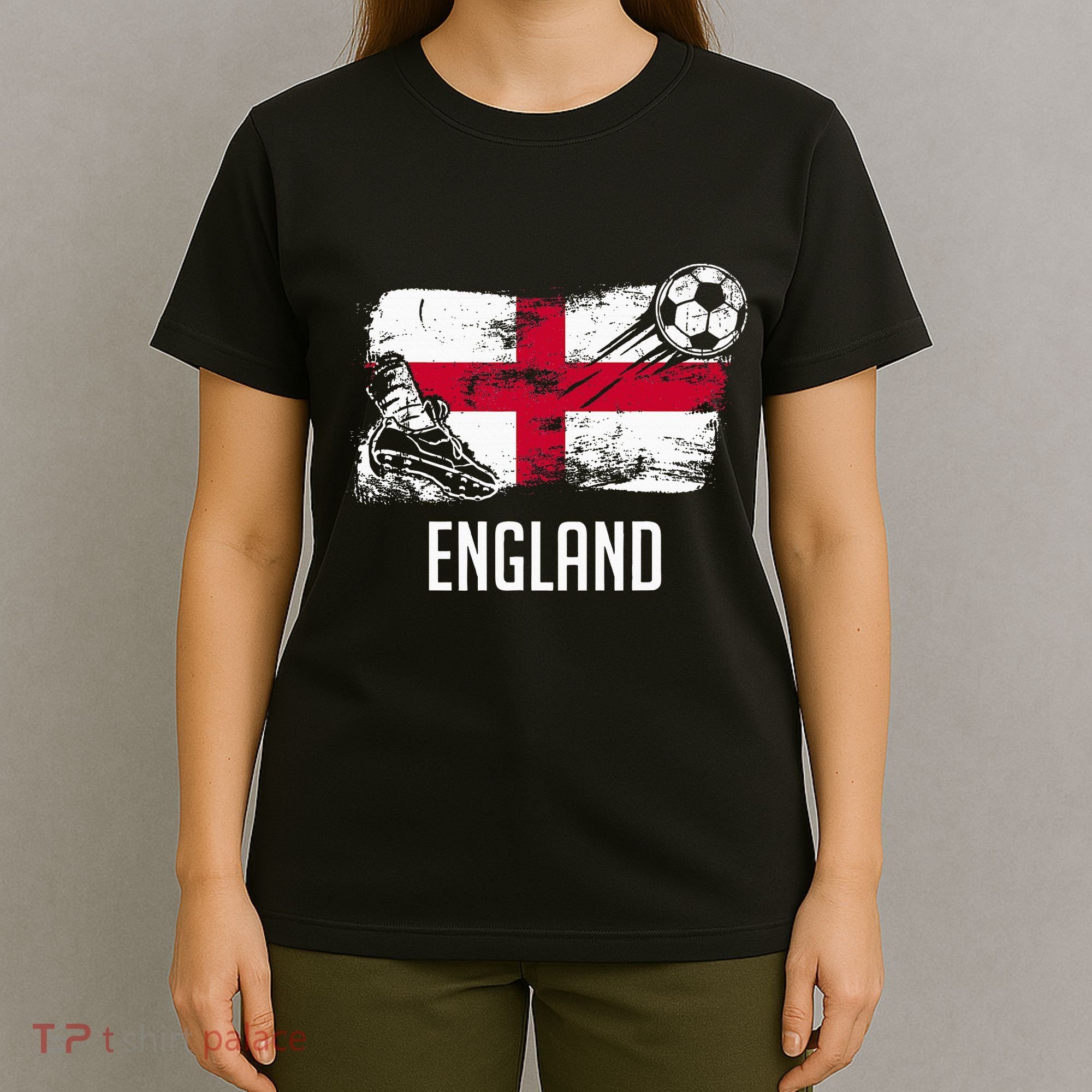 England Flag Jersey England Soccer Team England T-Shirt