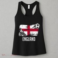 England Flag Jersey England Soccer Team England Women's Tank Top thumb 3