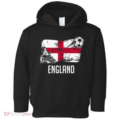 England Flag Jersey England Soccer Team England Toddler Hoodie