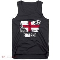 England Flag Jersey England Soccer Team England Tank Top thumb 0