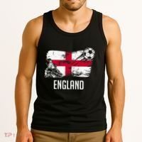 England Flag Jersey England Soccer Team England Tank Top thumb 3