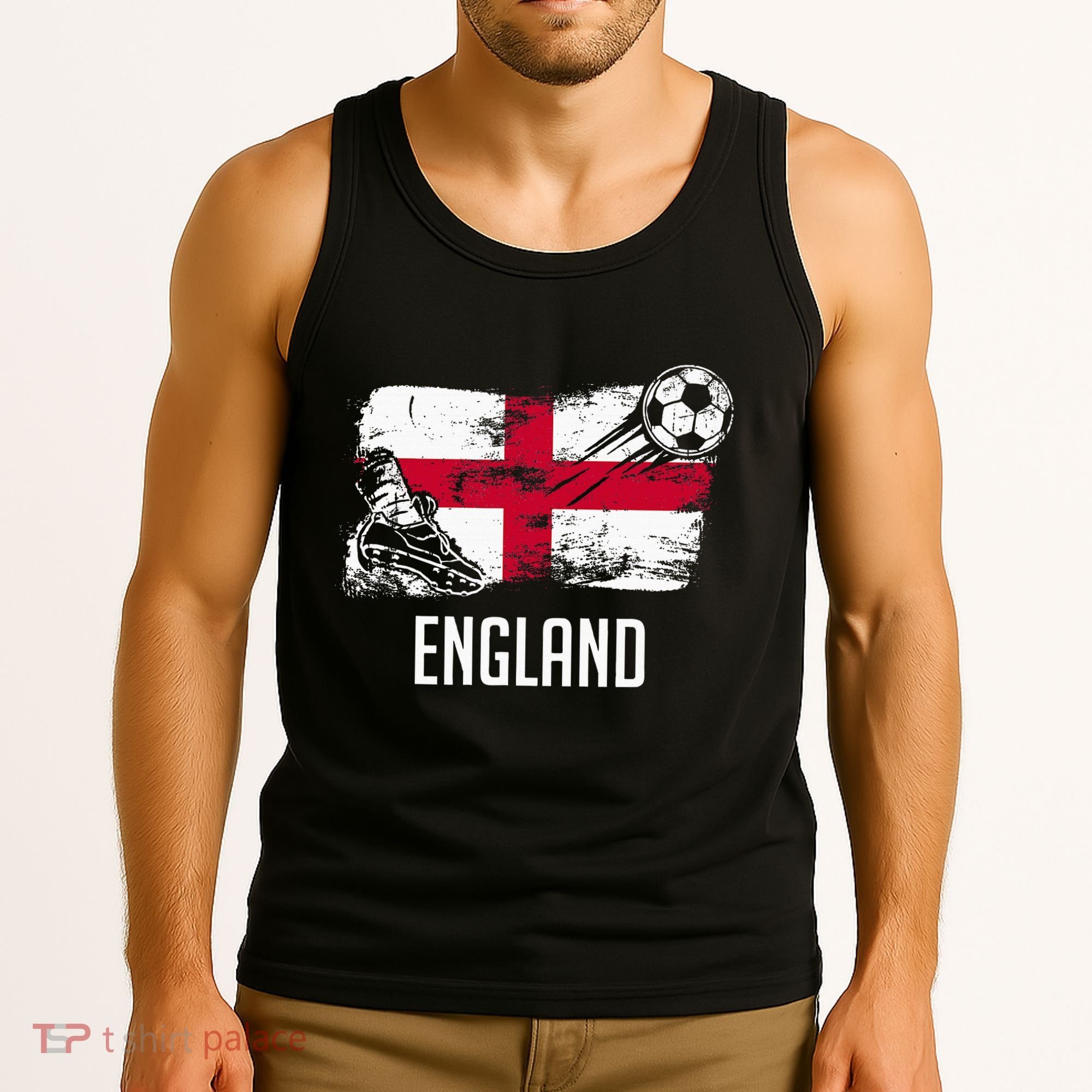 England Flag Jersey England Soccer Team England Tank Top