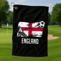 England Flag Jersey England Soccer Team England Golf Towel thumb 1