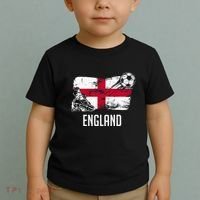 England Flag Jersey England Soccer Team England Toddler T-Shirt thumb 2