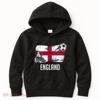 England Flag Jersey England Soccer Team England Kids Hoodie thumb 0