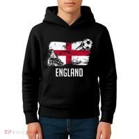 England Flag Jersey England Soccer Team England Kids Hoodie thumb 4