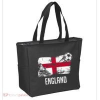 England Flag Jersey England Soccer Team England Tote Bag thumb 2