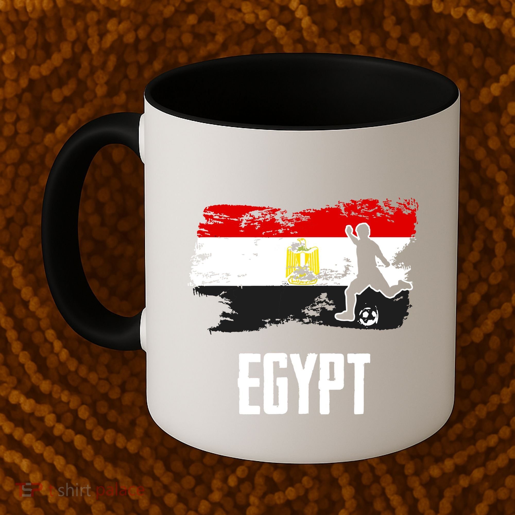 Egypt Flag Jersey Egyptian Soccer Team Egyptian Coffee Mug