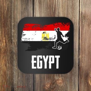 Egypt Flag Jersey Egyptian Soccer Team Egyptian Coaster