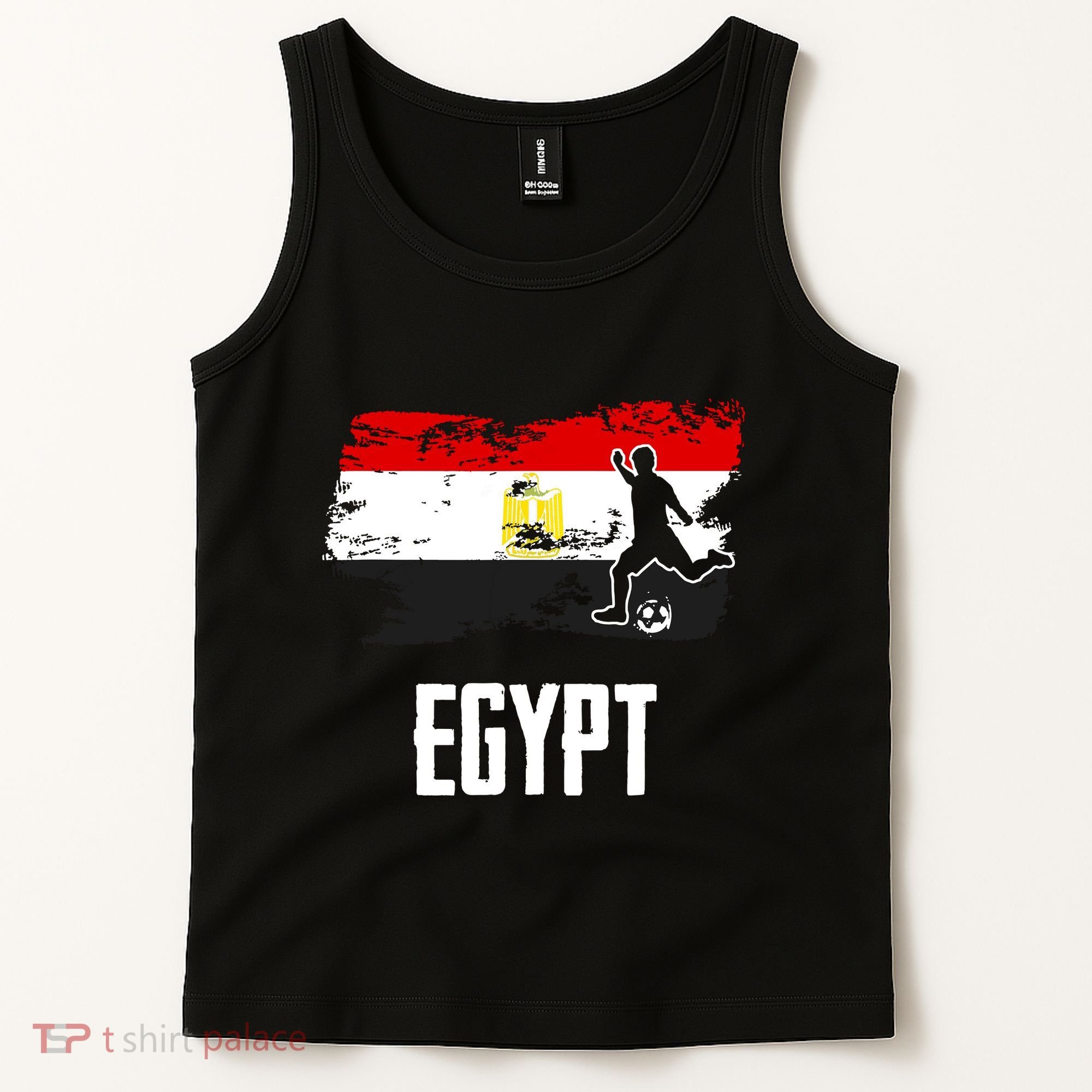 Egypt Flag Jersey Egyptian Soccer Team Egyptian Tank Top