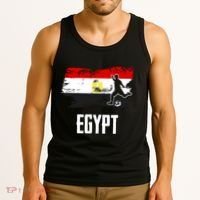 Egypt Flag Jersey Egyptian Soccer Team Egyptian Tank Top thumb 3