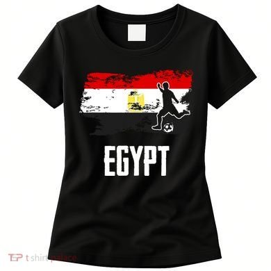 Egypt Flag Jersey Egyptian Soccer Team Egyptian Women's T-Shirt