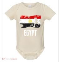 Egypt Flag Jersey Egyptian Soccer Team Egyptian Baby Bodysuit thumb 0
