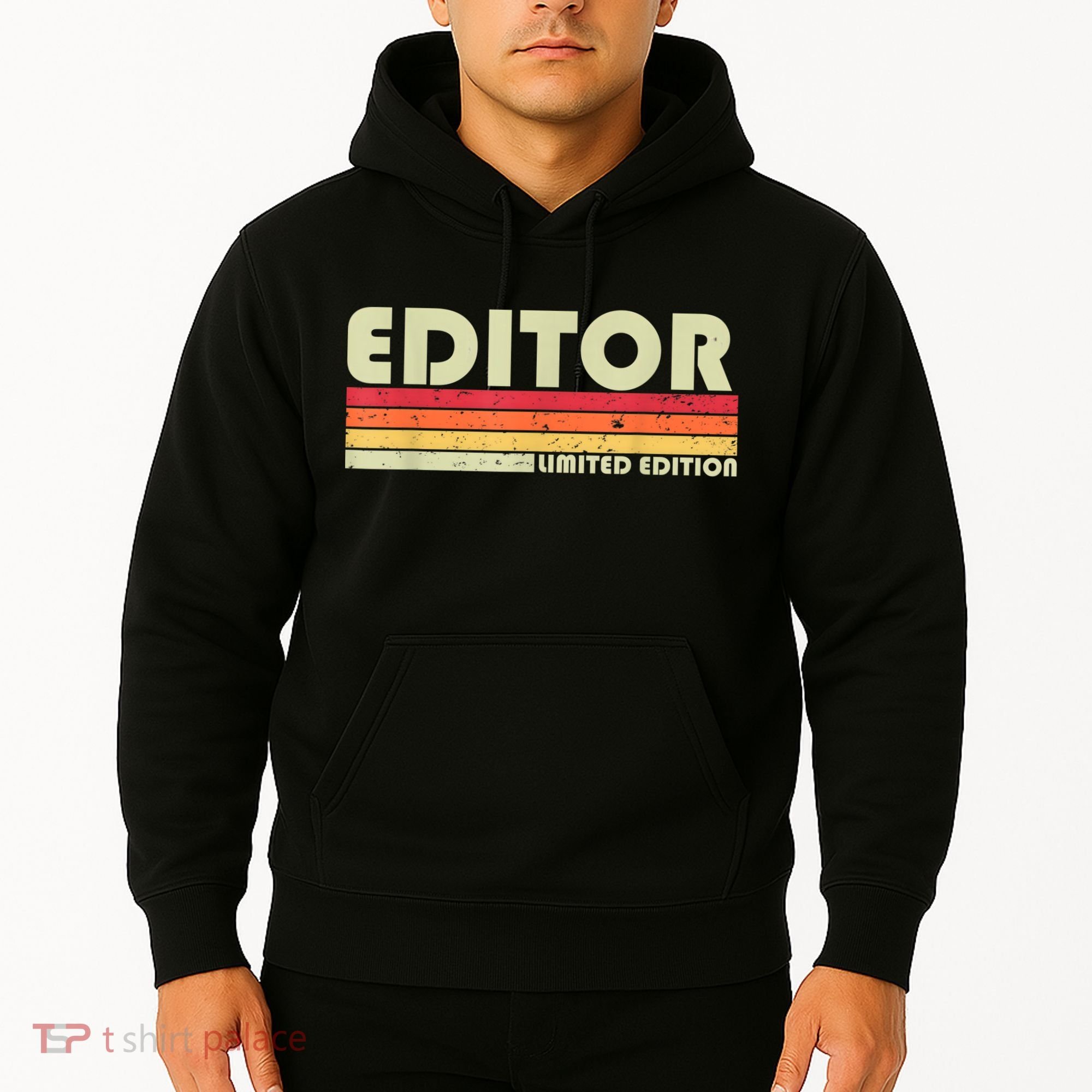 EDITOR Funny Job Title Profession Birthday Worker Idea Hoodie