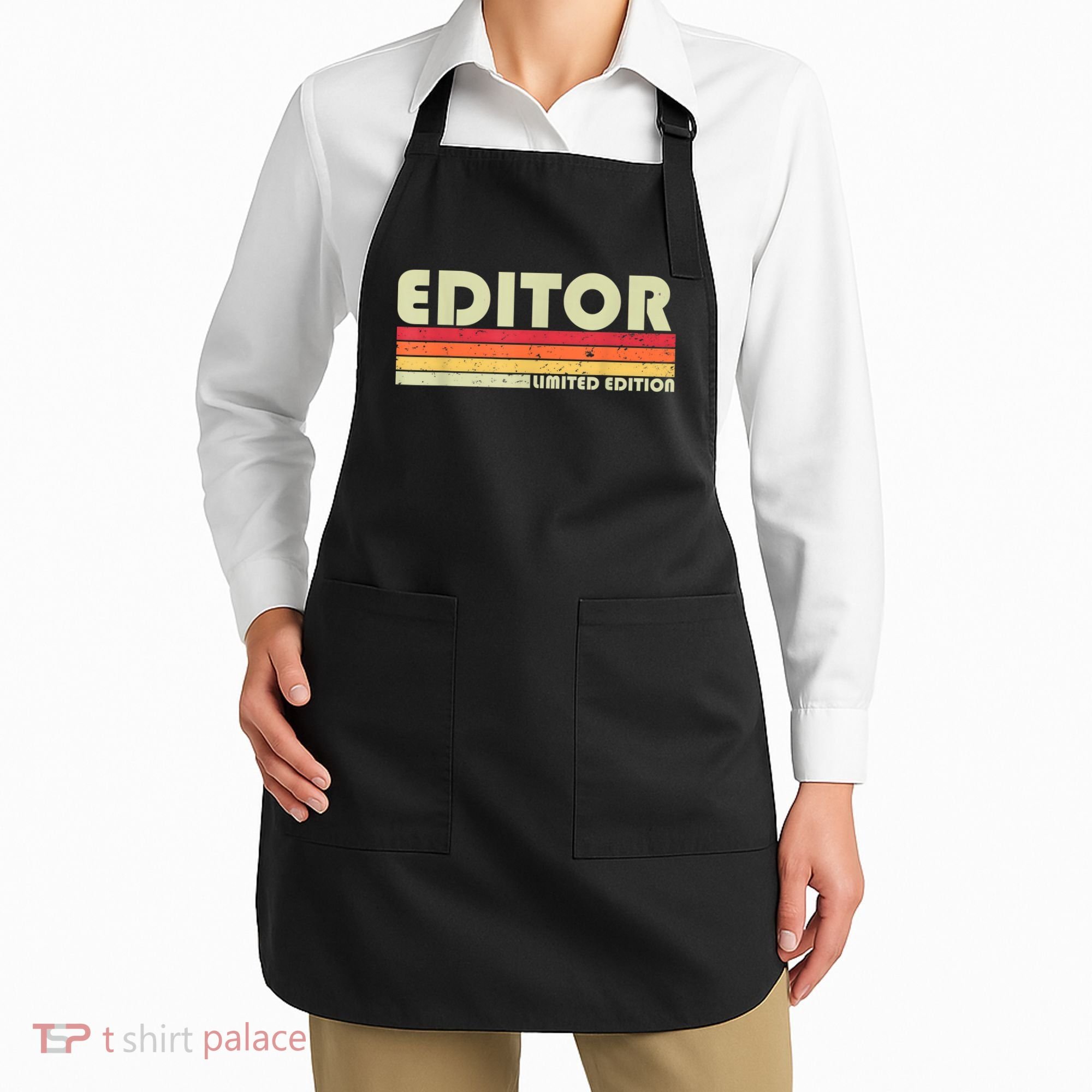 EDITOR Funny Job Title Profession Birthday Worker Idea Apron