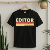 EDITOR Funny Job Title Profession Birthday Worker Idea T-Shirt thumb 2