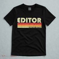 EDITOR Funny Job Title Profession Birthday Worker Idea T-Shirt thumb 5