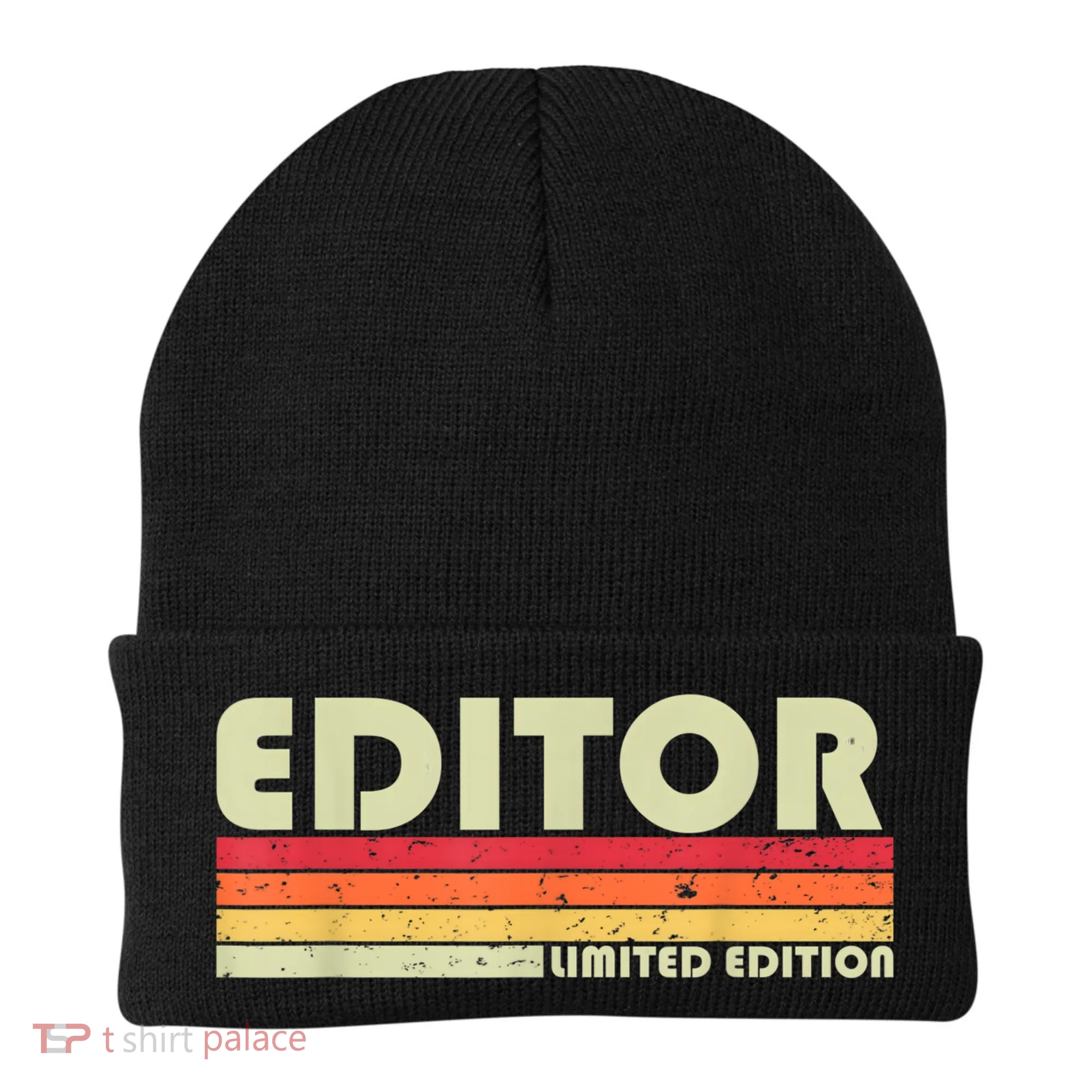 EDITOR Funny Job Title Profession Birthday Worker Idea Beanie