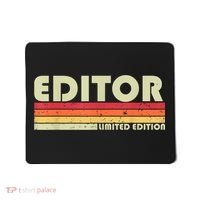 EDITOR Funny Job Title Profession Birthday Worker Idea Mousepad thumb 0