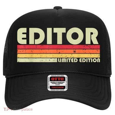EDITOR Funny Job Title Profession Birthday Worker Idea Hat