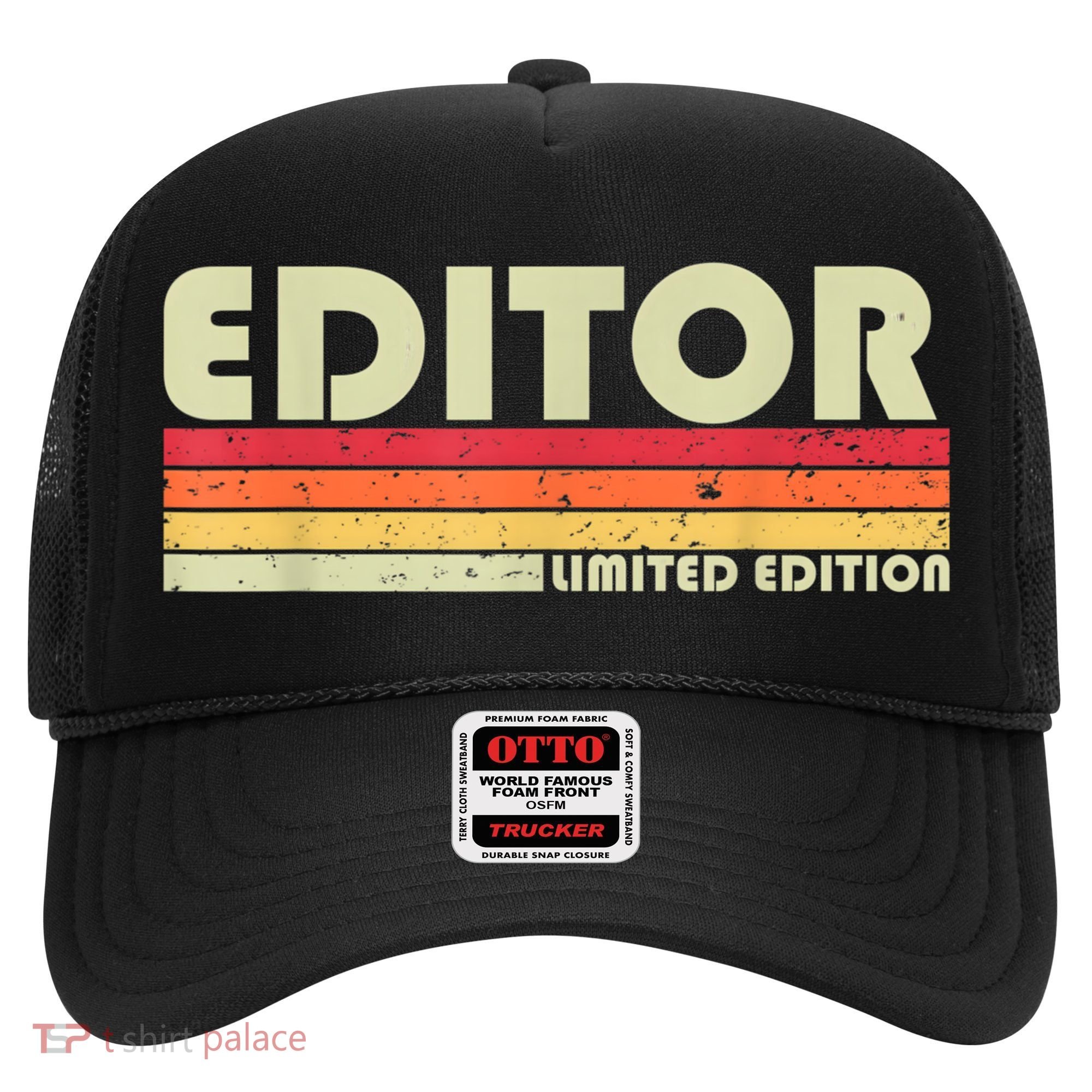 EDITOR Funny Job Title Profession Birthday Worker Idea Hat