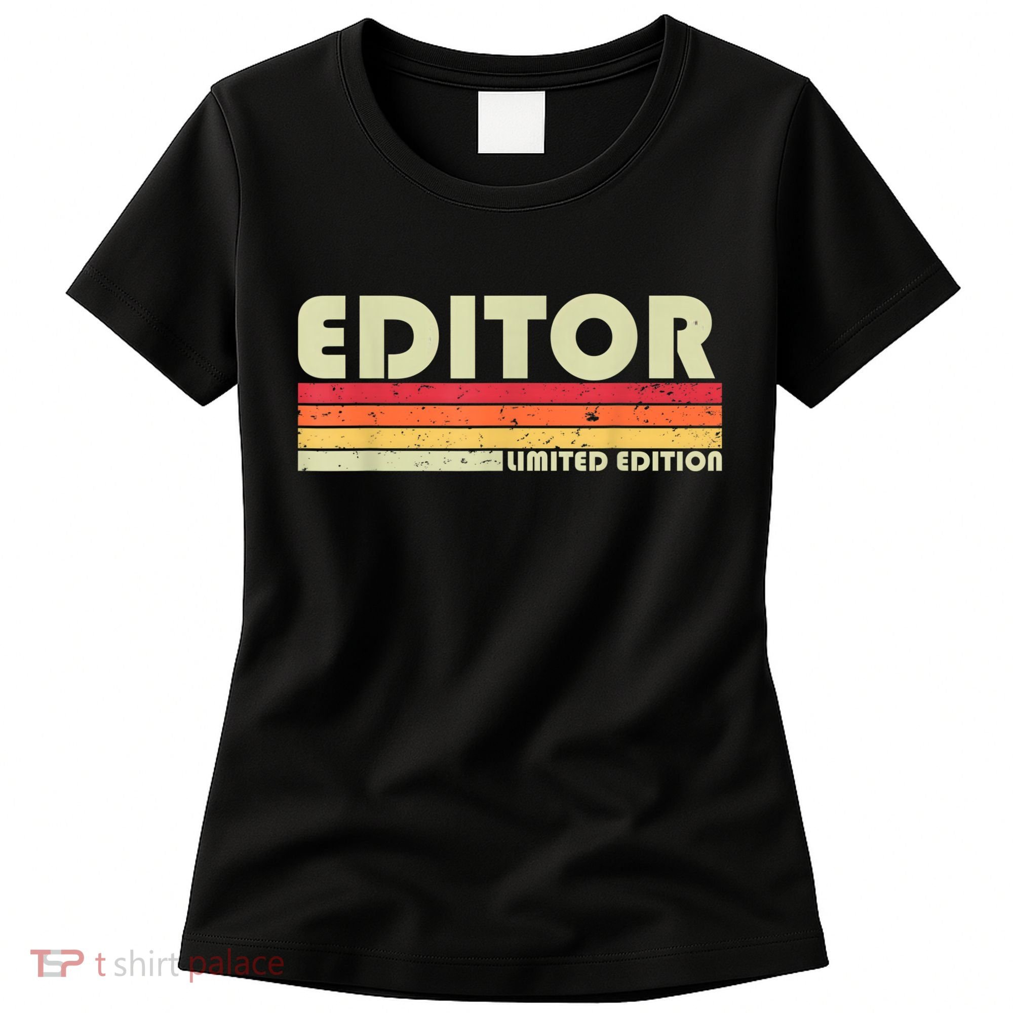 EDITOR Funny Job Title Profession Birthday Worker Idea Women's T-Shirt