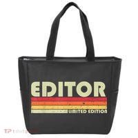 EDITOR Funny Job Title Profession Birthday Worker Idea Tote Bag thumb 0