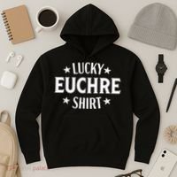 Euchre Funny Lucky Card Game Player Hoodie thumb 3