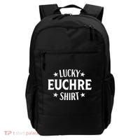 Euchre Funny Lucky Card Game Player Backpack thumb 0