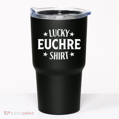 Euchre Funny Lucky Card Game Player Tumbler