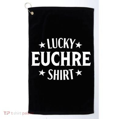 Euchre Funny Lucky Card Game Player Golf Towel