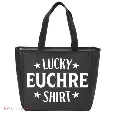 Euchre Funny Lucky Card Game Player Tote Bag