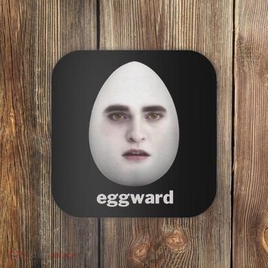 Eggward Funny Meme Coaster