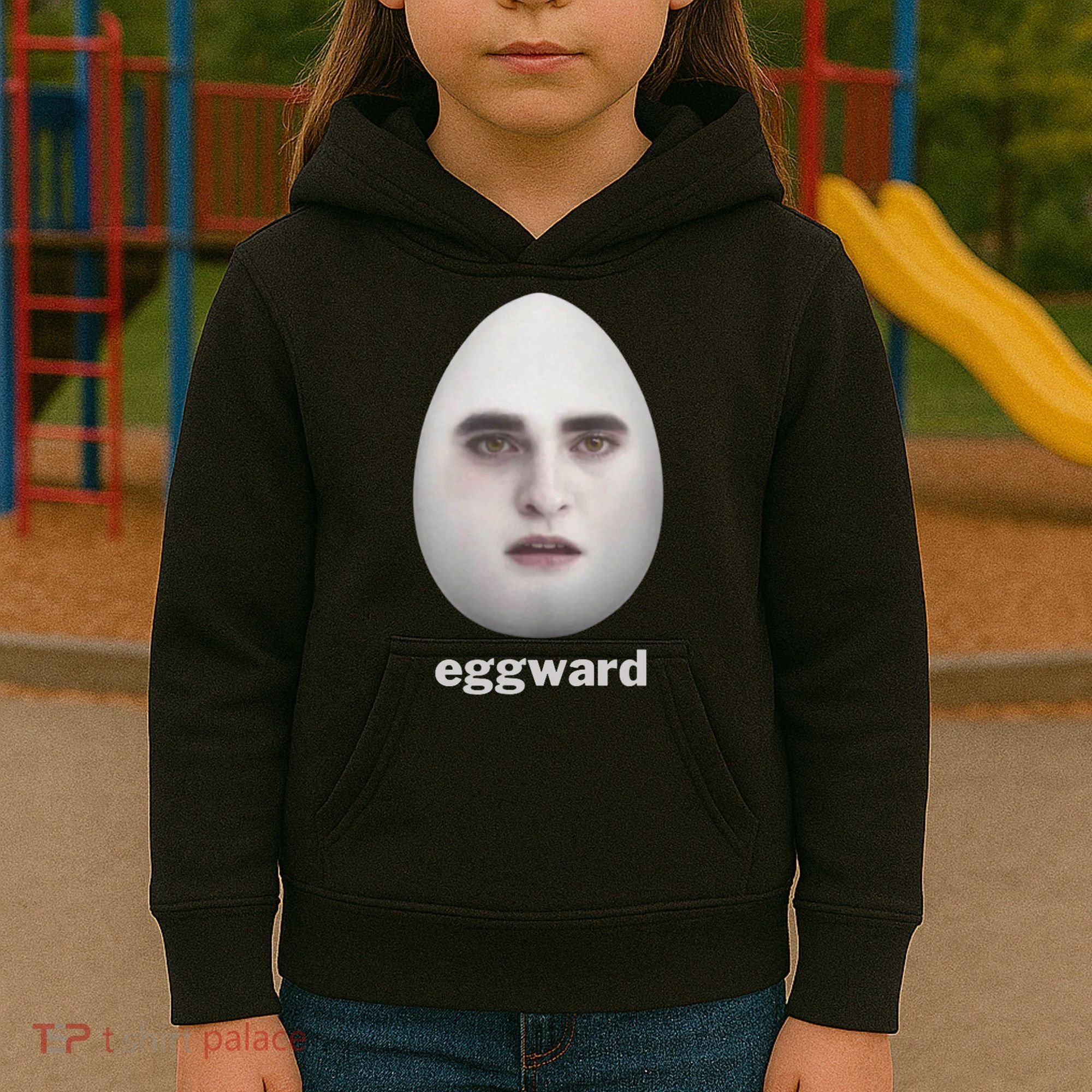 Eggward Funny Meme Kids Hoodie