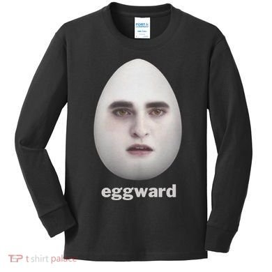 Eggward Funny Meme Kids Long Sleeve Shirt