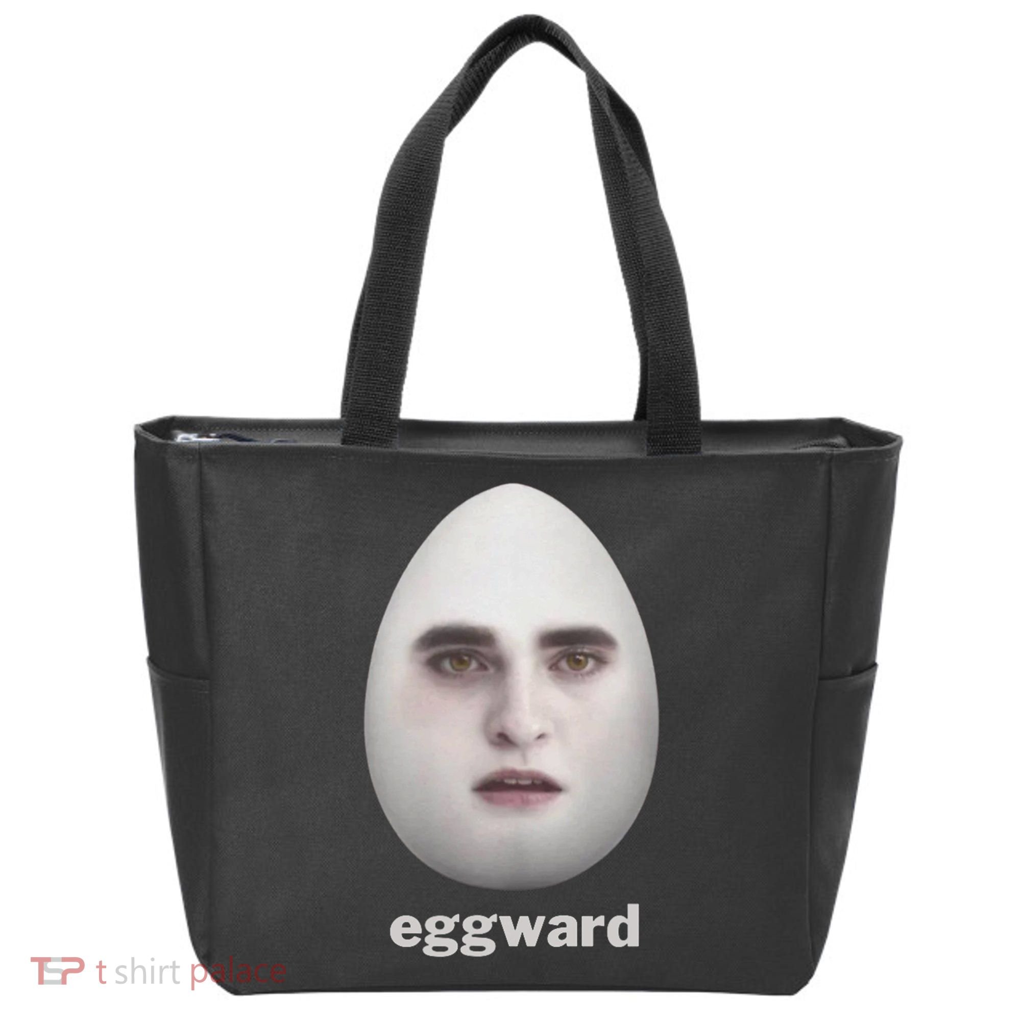 Eggward Funny Meme Tote Bag