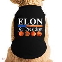 Elon For President USA Mars Flag Doggie Tank thumb 0