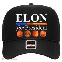 Elon For President USA Mars Flag Hat thumb 0