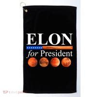 Elon For President USA Mars Flag Golf Towel thumb 0