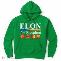 Elon For President USA Mars Flag Hoodie thumb 0