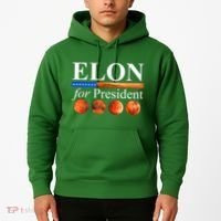 Elon For President USA Mars Flag Hoodie thumb 2