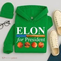 Elon For President USA Mars Flag Hoodie thumb 4